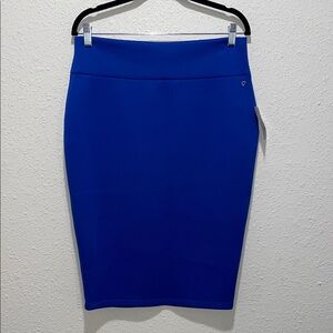 Thalia Sodi Vibrant Blue Pencil Skirt